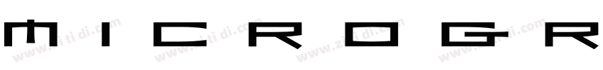 MicrogrammaD BoldExt字体转换